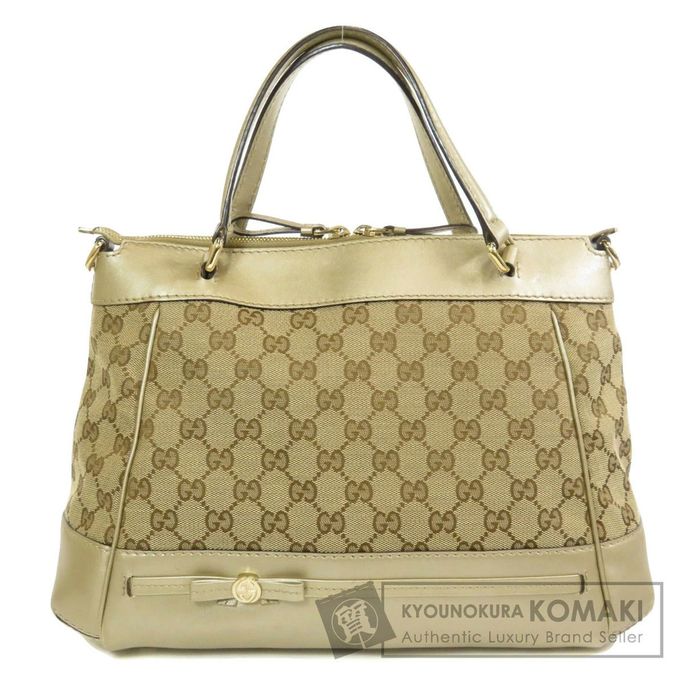 Gucci GG Mayfair handbag canvas leather